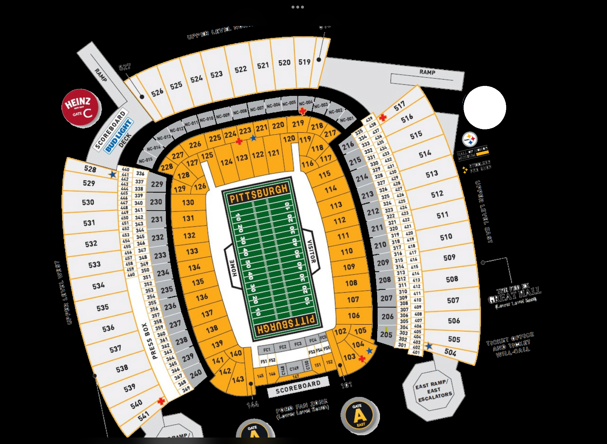 Seat map preview